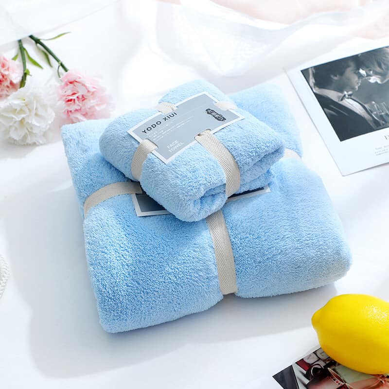 Handuk Korea Set 2in1 Handuk Mandi Dewasa Handuk Cotton Towel