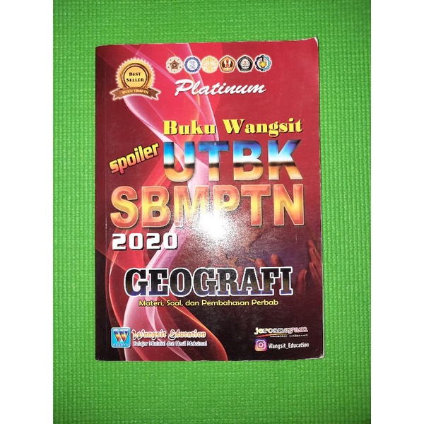 

Buku Wangsit UTBK SBMPTN 2020 Geografi