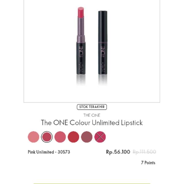 Lipstik Oriflame matte the one