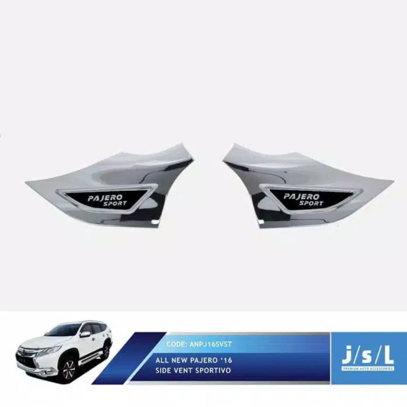 Side Vent samping all new Pajero 2016 Sportivo jsl