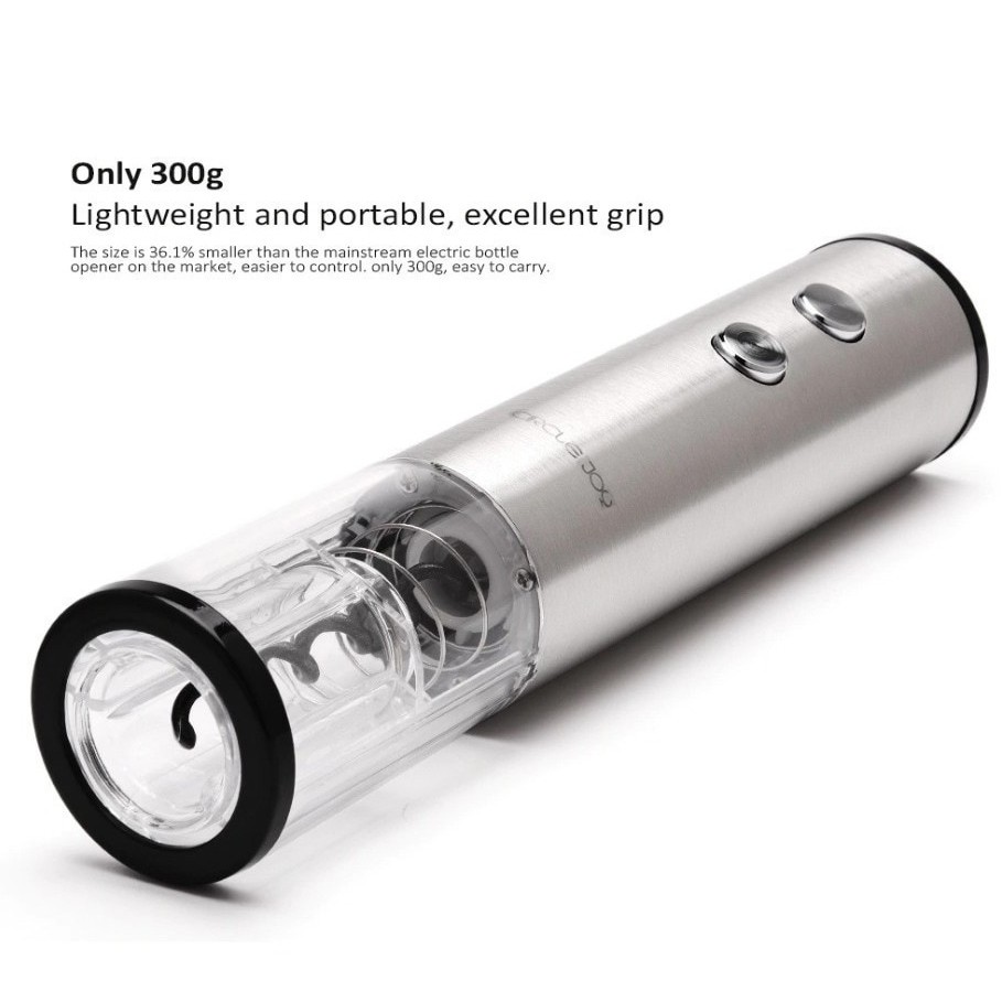 Circle Joy Alat Pembuka Botol Wine - Electric Wine Opener