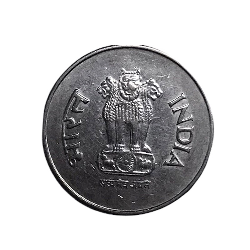 UANG KOIN ASING 1 RUPEE INDIA (ORIGINAL)