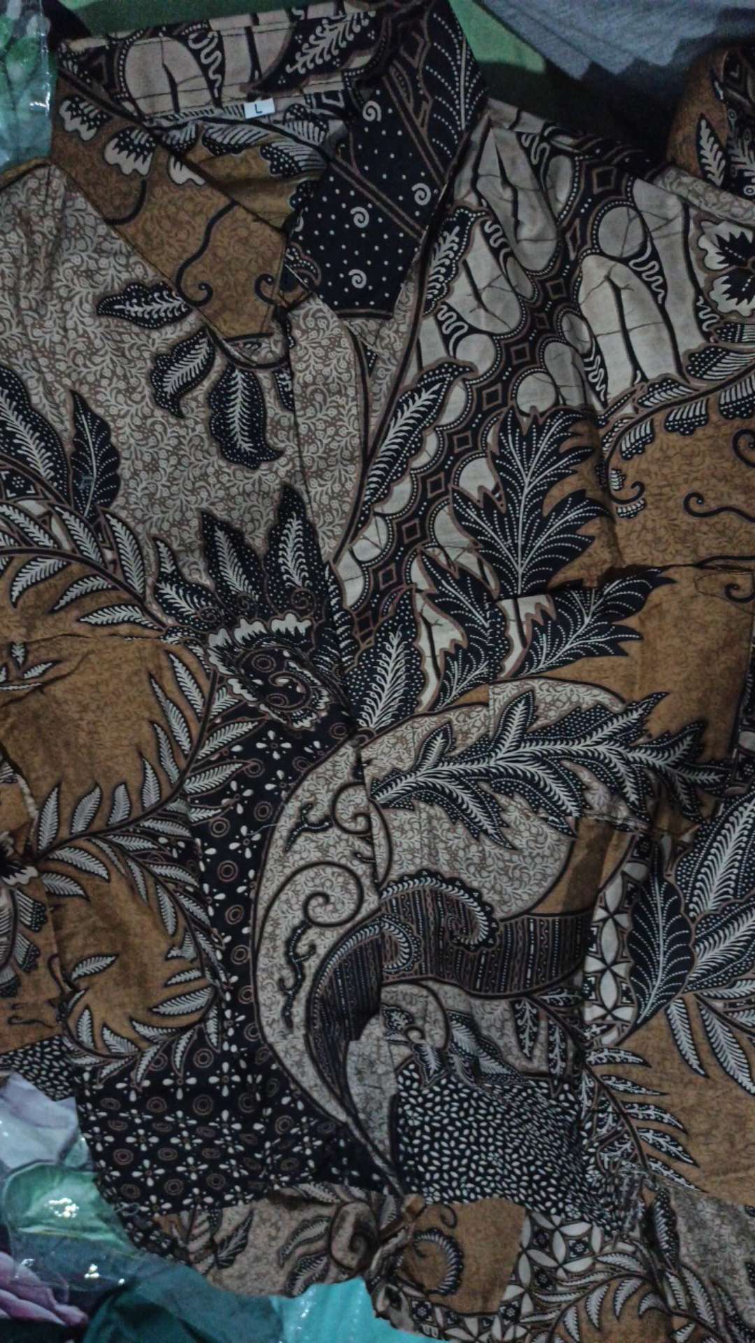 Batik Pria /bajubatikpria Kemeja Batik Lengan Panjang Size M L Xl Xxl Atasan Batik Seragam Terlaris