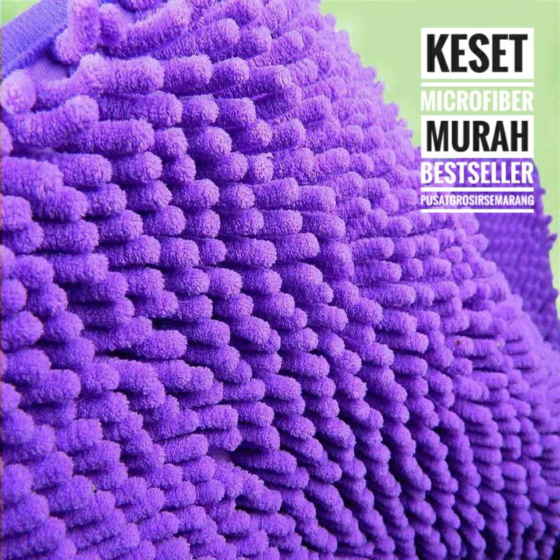 Keset CENDOL Kotak Doff Microfiber 40x60 cm / Keset Kaki / Keset Kamar Mandi PREMIUM / Door Mat Anti Slip (BISA PILIH WARNA)