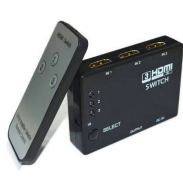 HDMI SWITCH 3 PORT FULL HD 1080P WITH REMOTE / HDMI SWITCHER