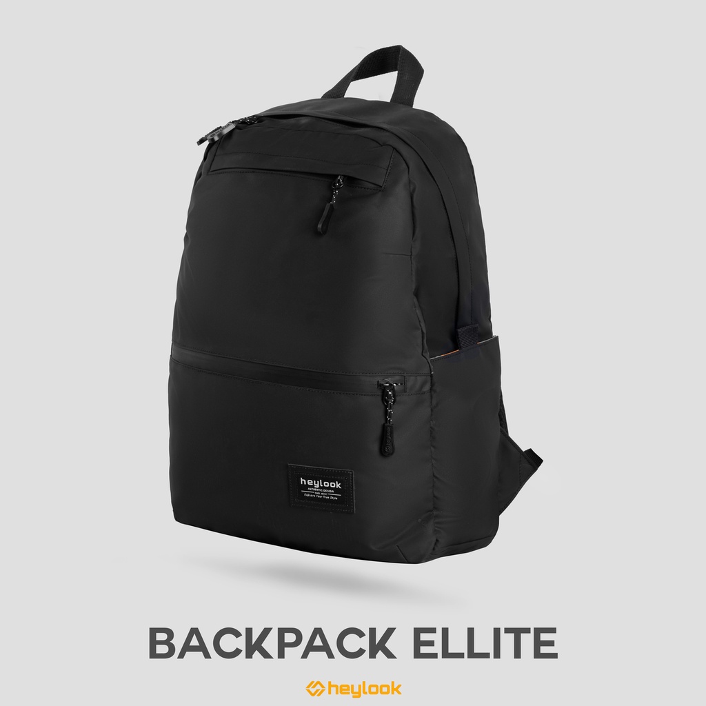 Tas Sekolah Pria Tas Ransel Cowok Backpack Laptop Anti Air Tas Backpack Laki Laki Hitam Polos Tas Punggung Pria Simpel Design