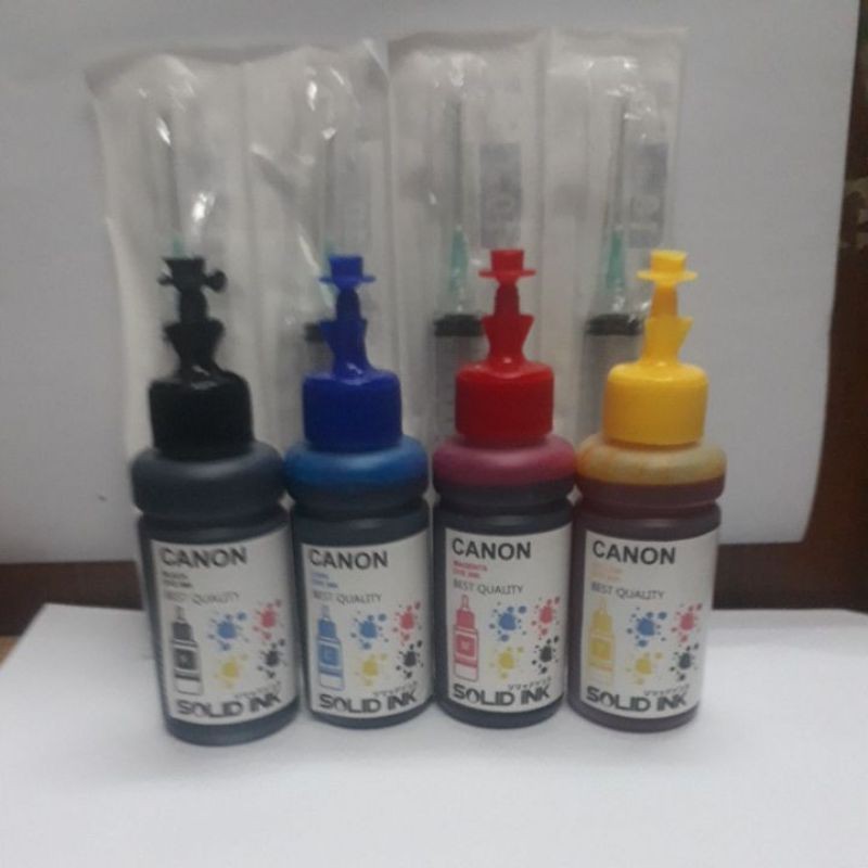 Tinta Refill/Infus Canon IP2770, MG2570,MP287,E410 Free Suntikan