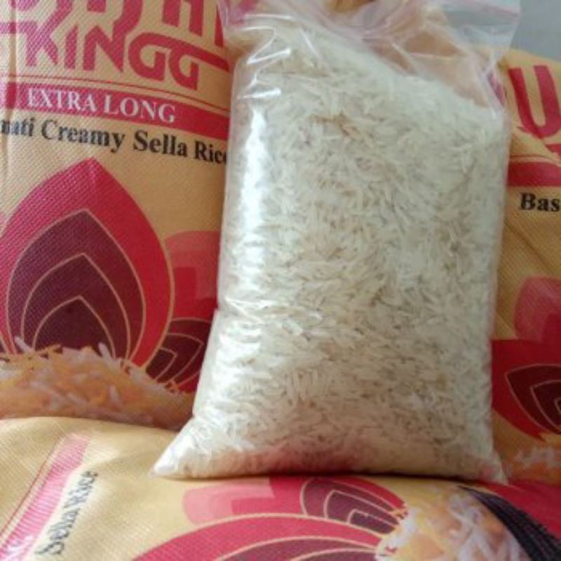 

Beras Sella basmati (beras basmati) untuk diet pack per 5Kg