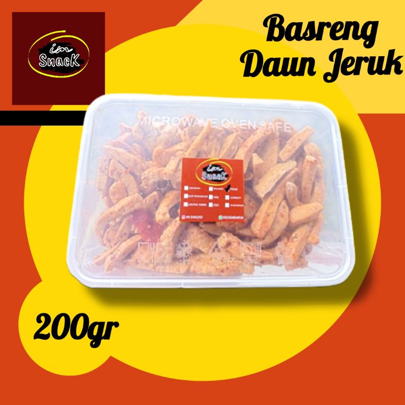 

BASRENG KEMASAN 200gram | BASRENG ORI & PEDAS DAUN JERUK | CAMILAN BASRENG