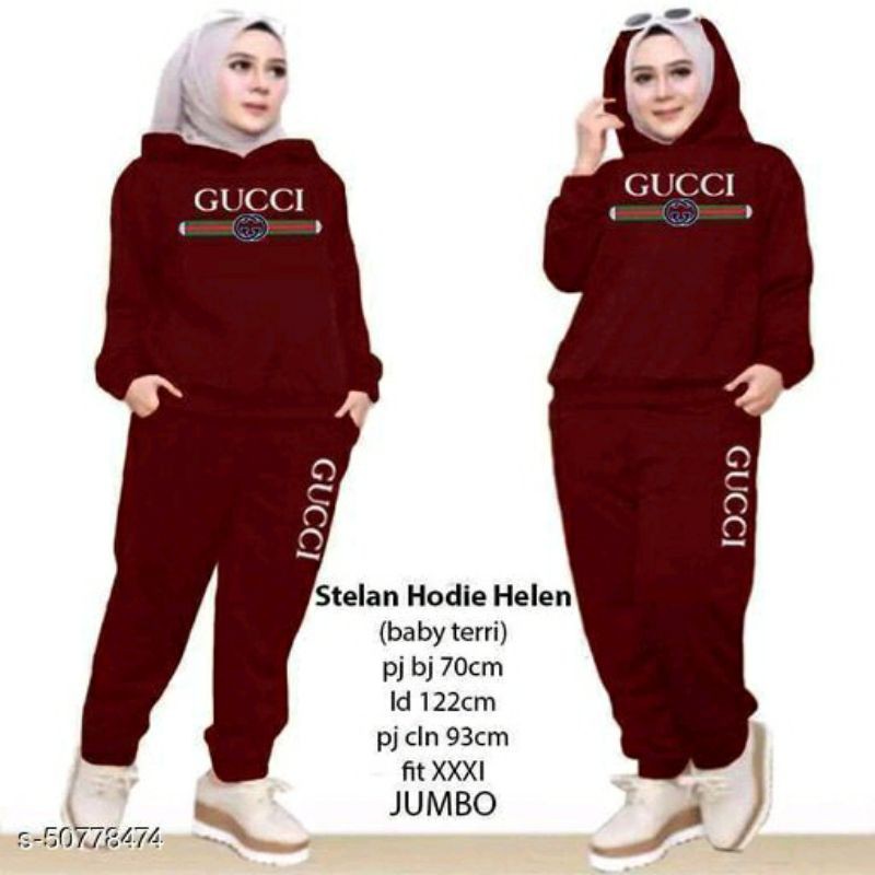 Setelan Jumbo Wanita Hodie GUCCI