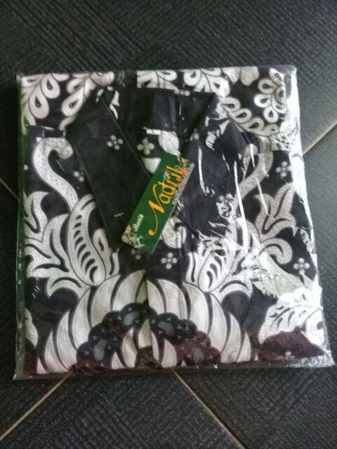 Tasyananu_batik Couple Gamis Cinderella Brokat Gurita / Couple Gamis Brokat 2499