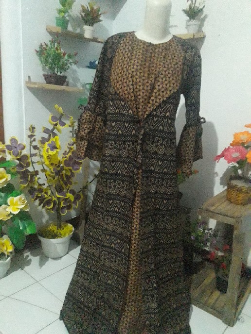 Batik Couple Keluarga New Batik Couple Modern || Gamis Kerah Busui Friendly Garansi Termurah