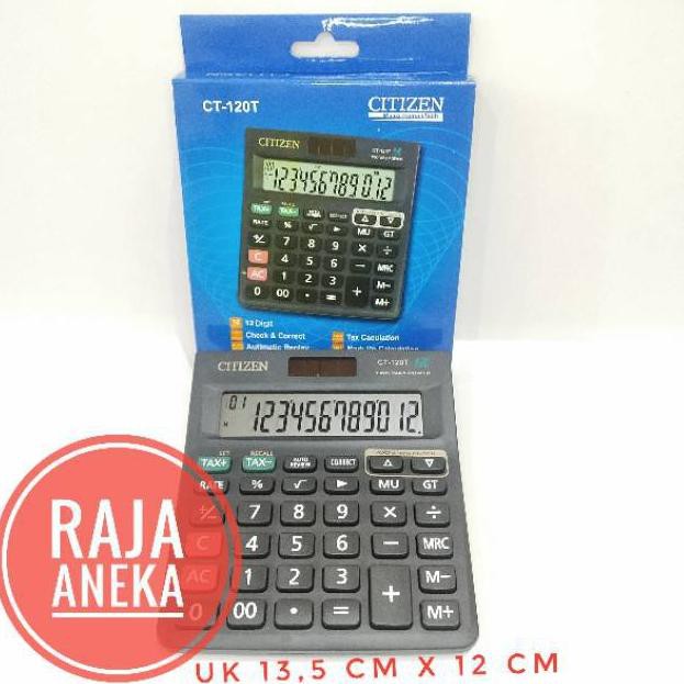 

Kalkulator Citizen CT -120 T 12 Digit Termurah CT 120 T CT 120T (ART. Q3)