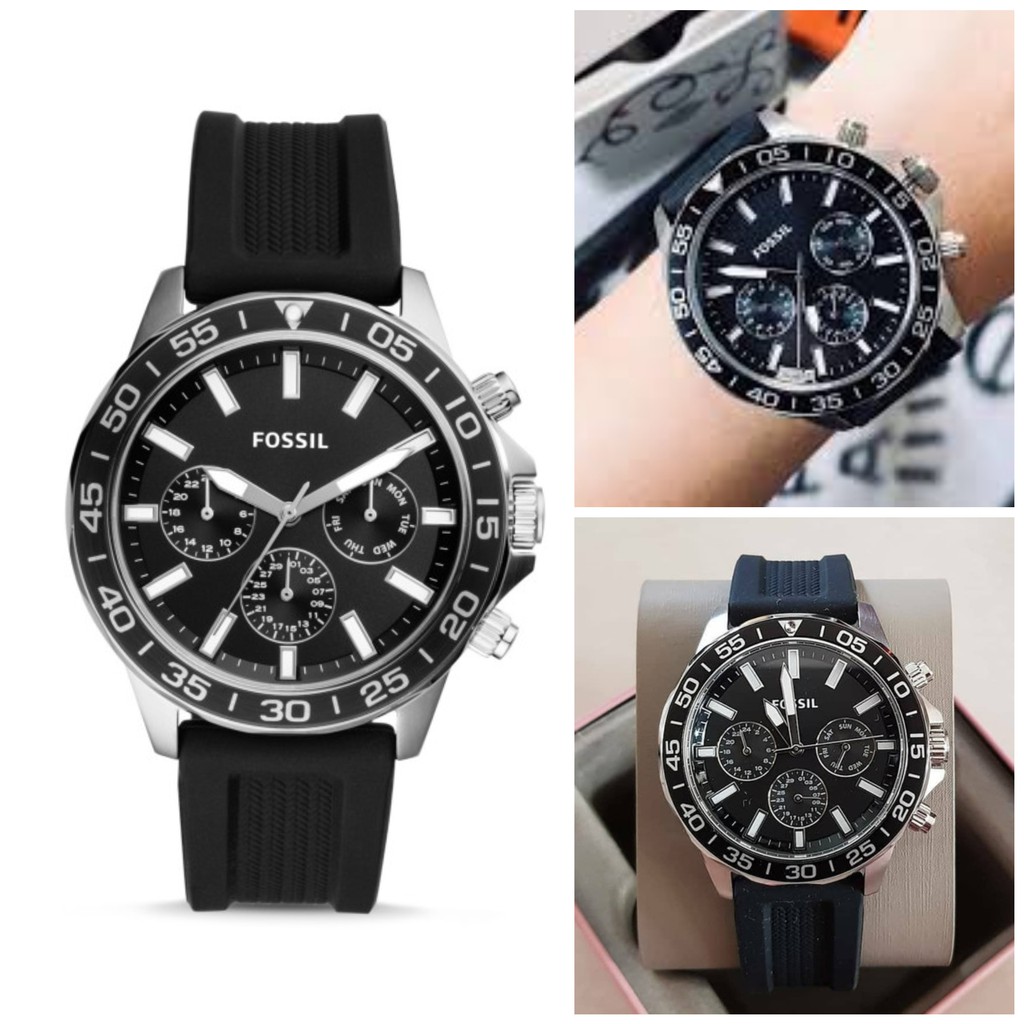 Jam Fos BQ2494 Bannon multifunction silicone black sz 42mm