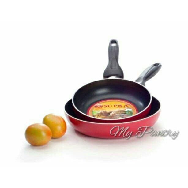 Wajan Teflon / Fry Pan Supra 20 cm wajan masak alat penggorengan wajan supra