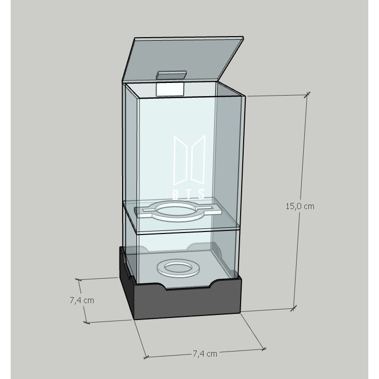 [RAK KEYRING] KEYRING BTS / RAK KEYRING BTS DENGAN LAMPU / RAK KEYRING