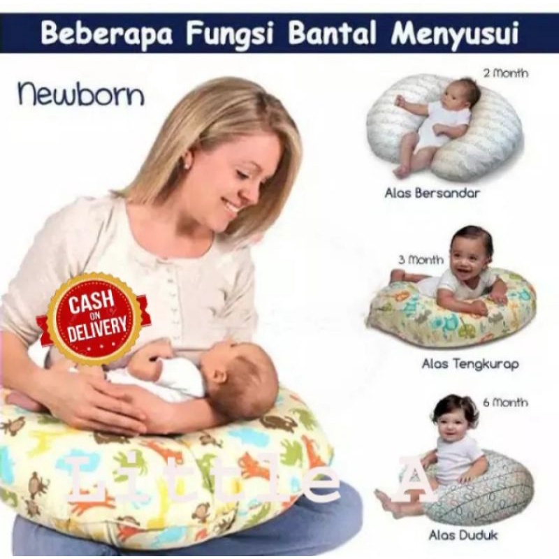 Bantal Menyusui Bayi Multifungsi