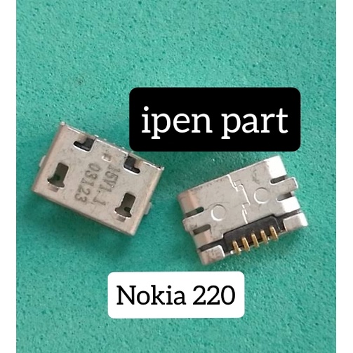 Konektor Cas Nokia N220 230 Original Connector Charger Ces N500 VEP