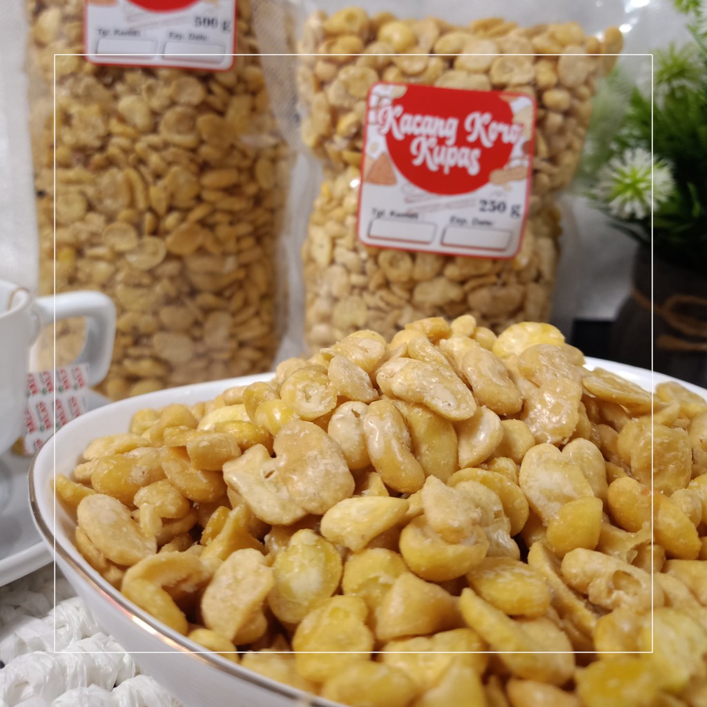

snack kiloan kacang koro kupas 1kg | jajanan jadul | makanan ringan murah | cemilan lebaran
