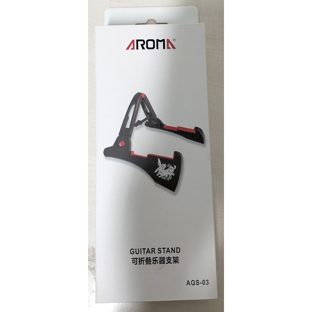 AROMA Stand Gitar Foldable - AGS-03 - Black