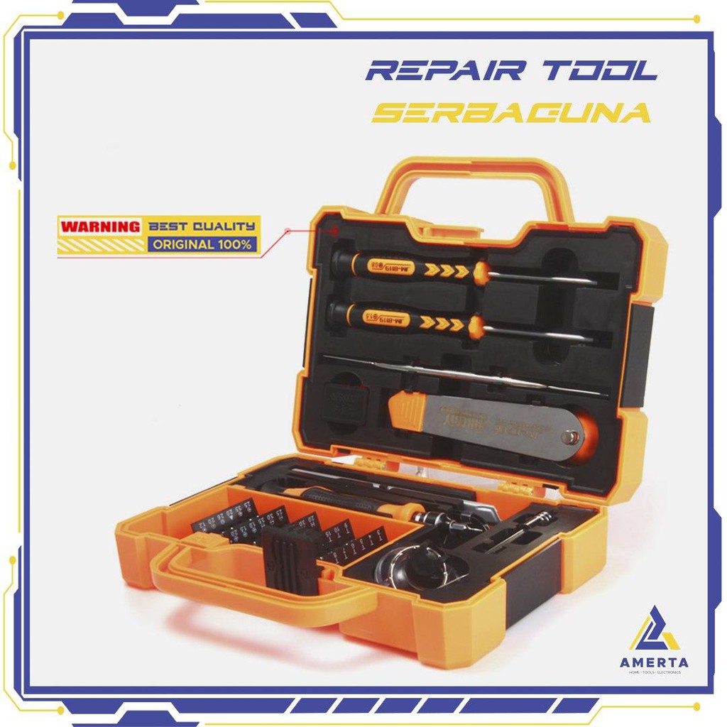 Obeng Set Jakemy 45 in 1  Repair Tool Kit Original