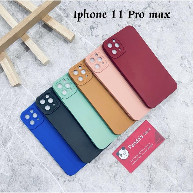 Softcase Pro Camera Iphone 11 Pro max Candy Case Full Color 3D Silikon TPU