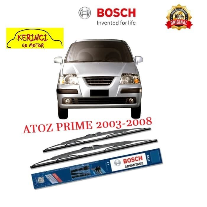 HYUNDAI ATOZ PRIME 2003-2008 BOSCH ADVANTAGE 20&quot; &amp; 16&quot; SEPASANG