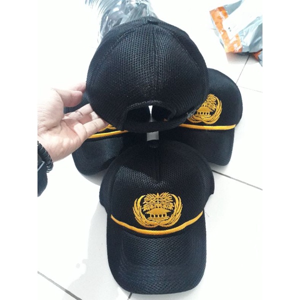 Topi Korpri lis kuning