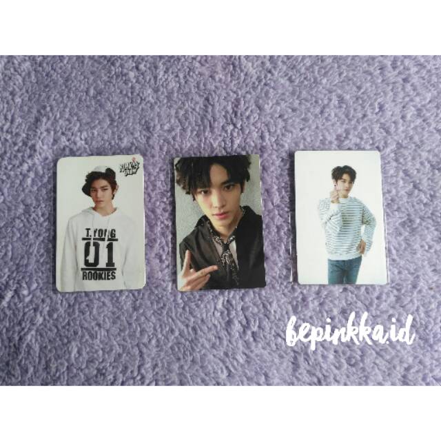 Photocard official NCT (SMrookies, Papertoy, Cheer Event, SG 17)