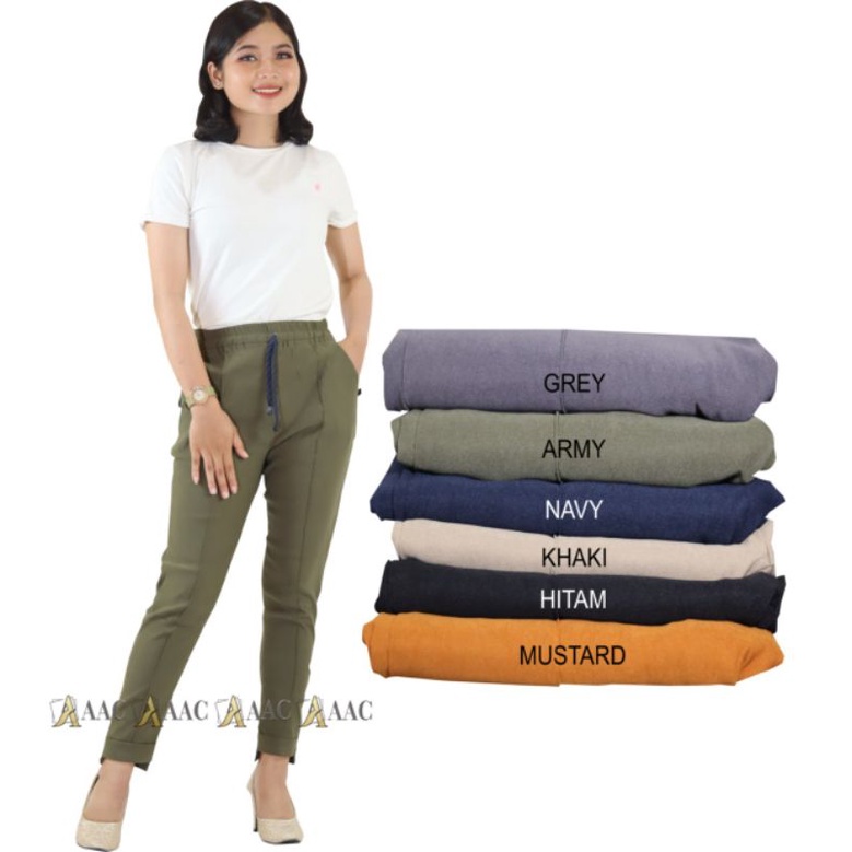 Celana Wanita Line Pants / Celana Panjang Wanita Stretch