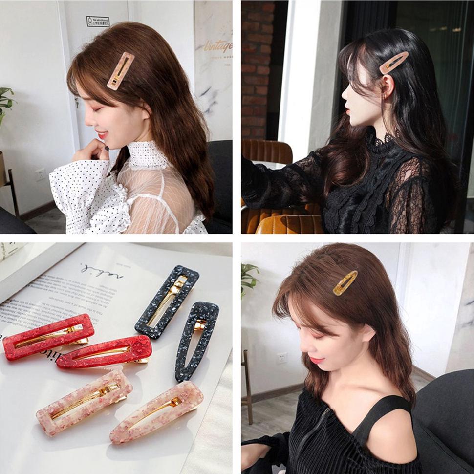  Jepit  Rambut  Model  Bunga Bahan Akrilik Gaya Korea untuk 