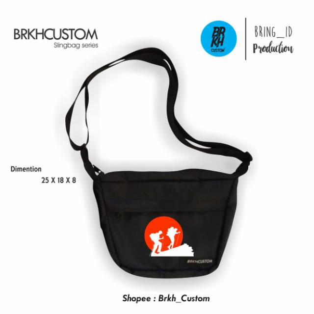 Pendaki Gunung slingbag