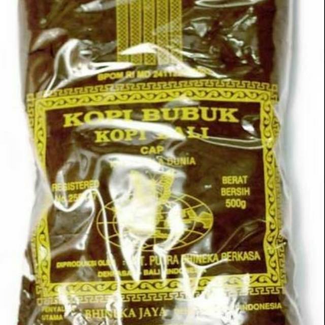 

Kopi Bali cap Kupu Bola Dunia ( bubuk ) 500gr