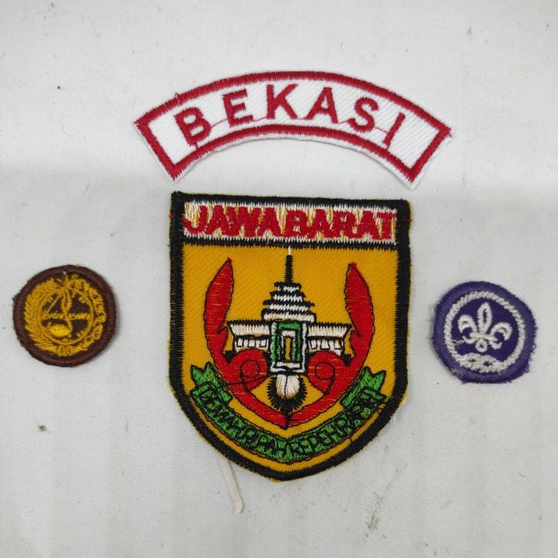 satu set logo atribut PRAMUKA JAWA BARAT