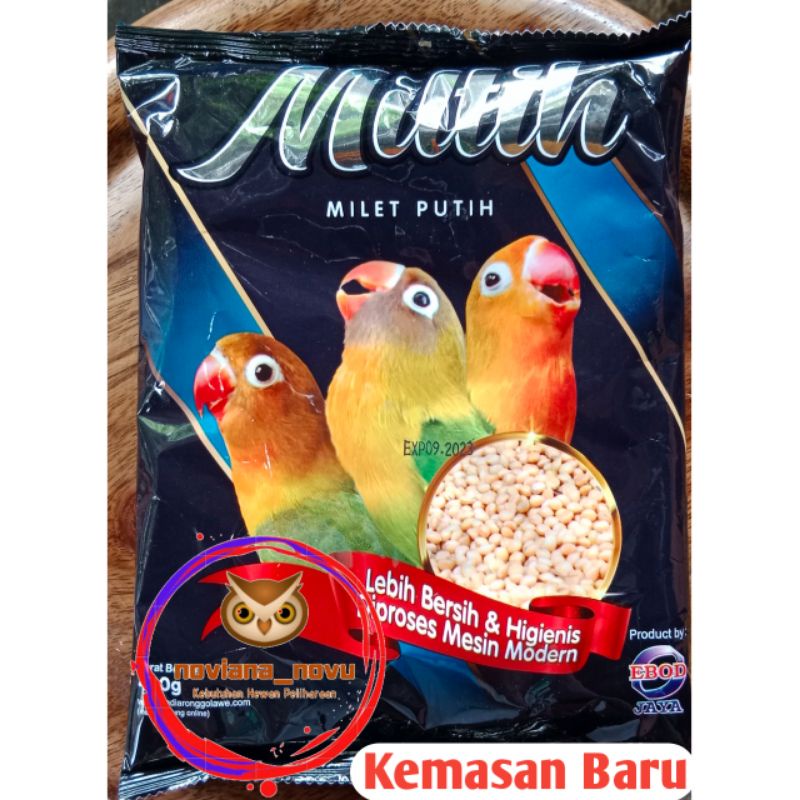 MILTIH PAKAN BURUNG MILET PUTIH UNTUK LOVEBIRD PERKUTUT PARKIT TEKUKUR HAMSTER DAN LAIN-LAIN