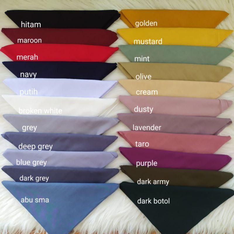 Segiempat polos umama basic voal