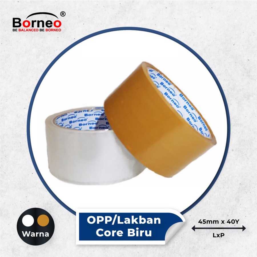 

BORNEO OPP LAKBAN BENING / COKLAT 45 mm x 40 Yard