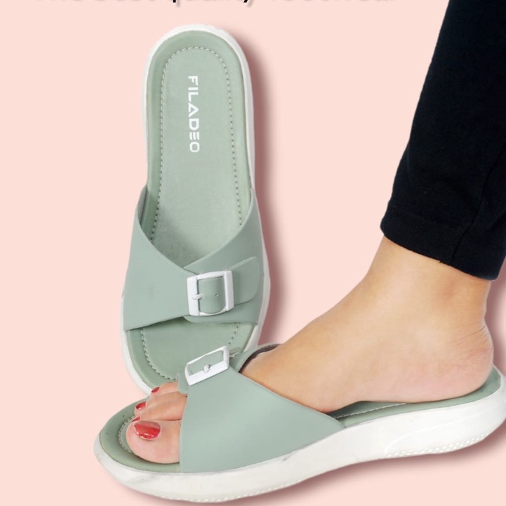 Sandal Gunung Casual Trendy High Quality FILADEO WANITA TERBARU/FRE BOX/FREE STIKER FILADEO ORIGINAL