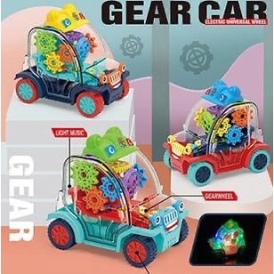 Mainan Anak GEAR UNIVERSAL WHEELS Mainan Gear Berjalan Lampu Dan Musik