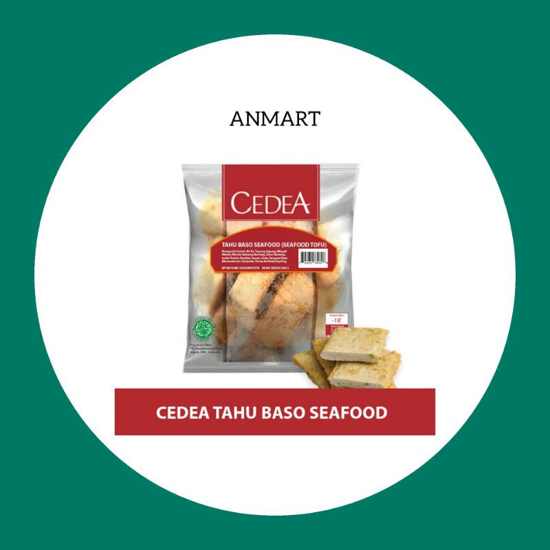 

ANMART | 500gr Baso Ikan bentuk Tahu Cedea | Frozen Food | Sayur Online