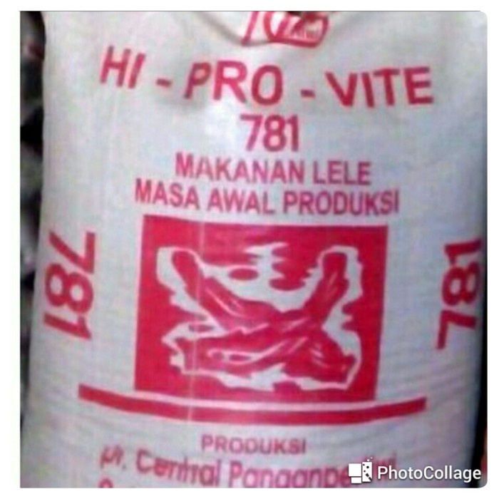 Pakan Makanan Ikan Lele Gila Gurame Pelet Hi Provite 781 Sak 30 kg