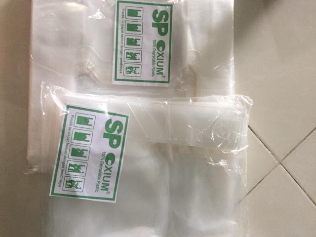 Plastik Kantong Eco Friendly Oxium Go Green Ramah Lingkungan - Premium Size L