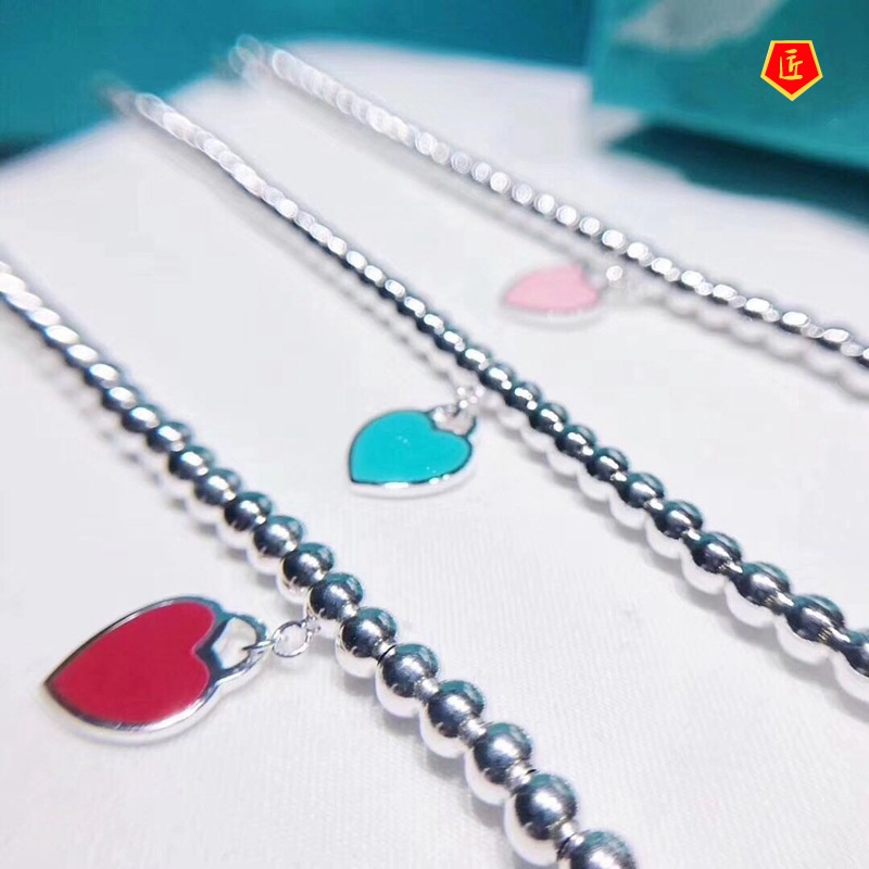 [Ready Stock]Simple Elegant Heart-Shaped Bracelet