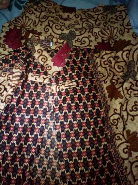 Blus Atasan Batik Bolero 2in1 Modern Ulir Inner Yukensi Outer Bolero