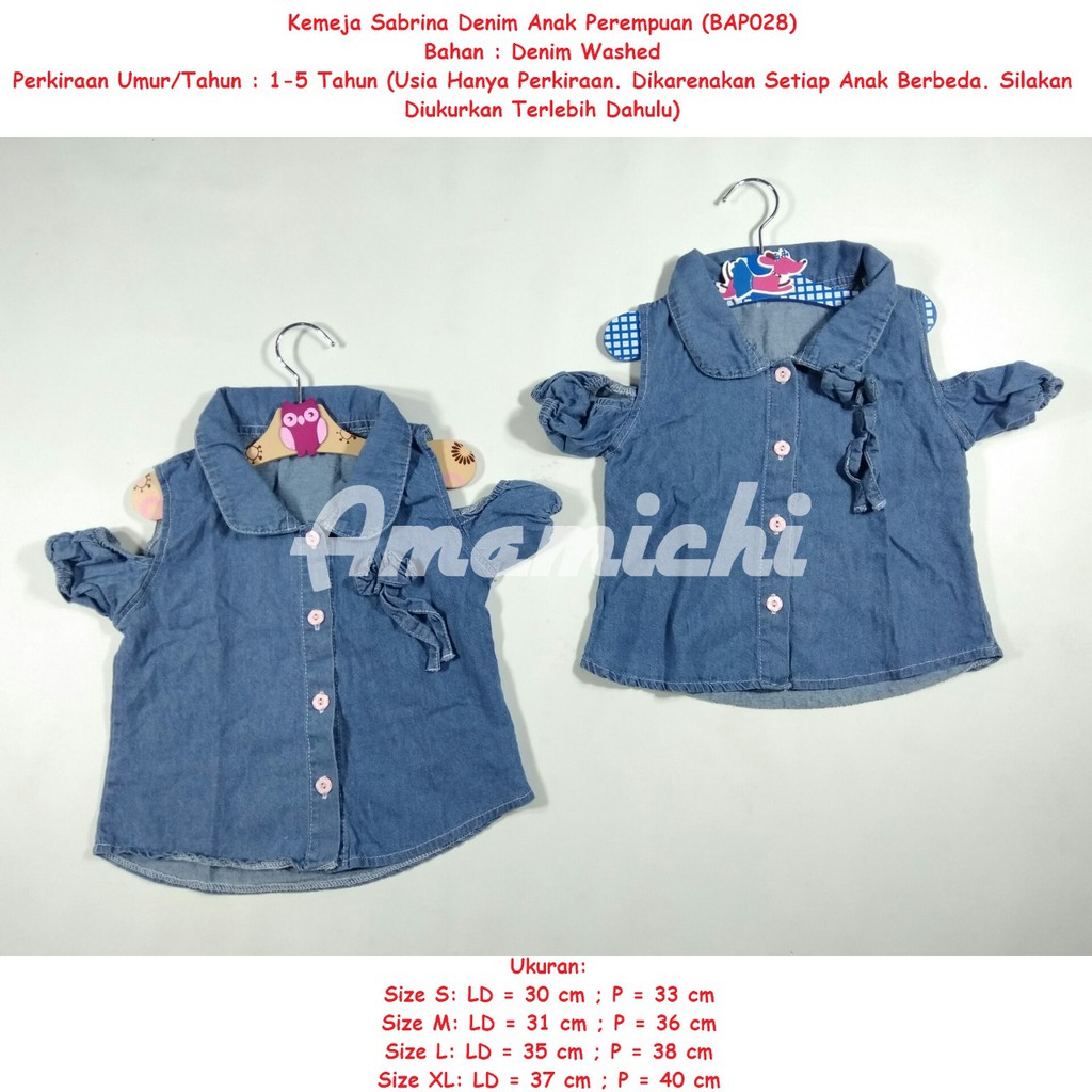 48 Model Baju  Anak Perempuan  Bahan Jeans  Gaya Populer 