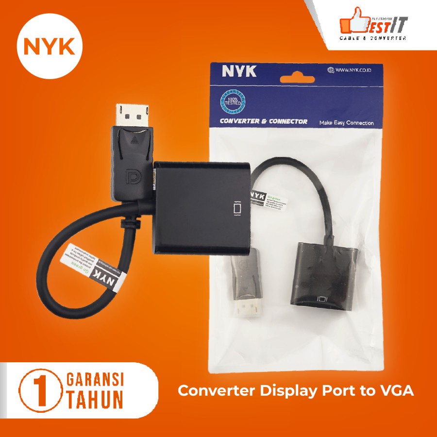 Kabel DP to VGA Converter DisplayPort To VGA Adapter Monitor LCD PC Laptop