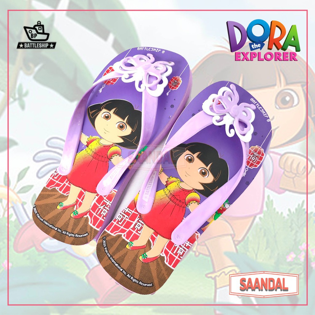 Sandal Jepit Anak Perempuan Dora The Explorer by Battleship (BISA SATUAN COD)