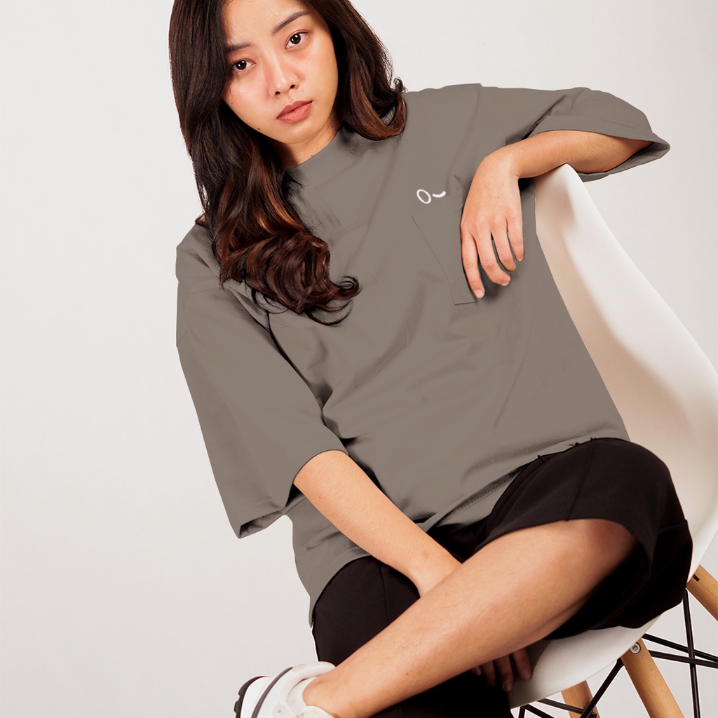 John &amp; Jill Oversize Short Sleeve + saku for Women_