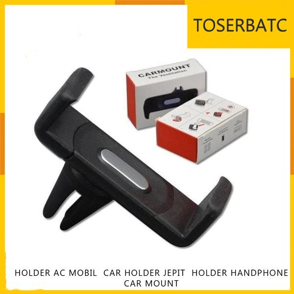 MOBILE PHONE HOLDER STAND ON AC CAR HOLDER / PEGANGAN HP DI AC MOBIL