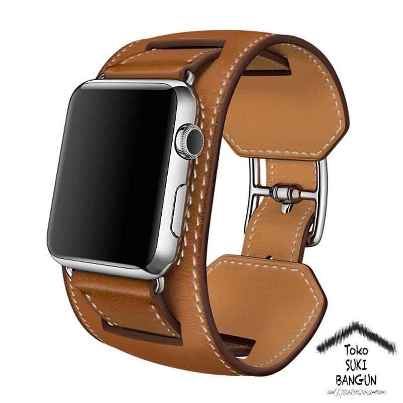 Strap Apple Watch Series 8 7 6 5 4 3 2 1 41mm 40mm 38mm TALI JAM BUCKLE CUFF Leather